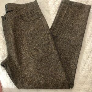 Paisley & Gray Men's Tweedish Unlined Straight leg Pants in Brown